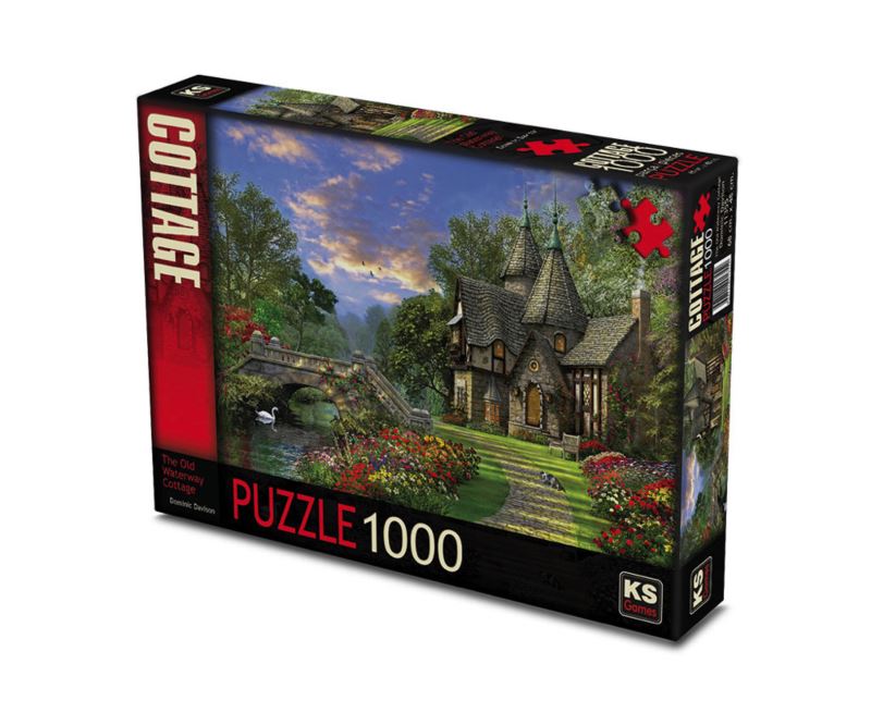 Waterway Cottage 1000 Parça Puzzle