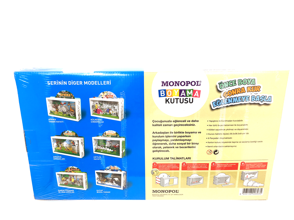 Deniz Canlıları Boyama ve Puzzle Set