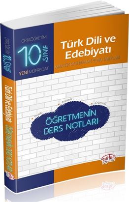 10.Sınıf Öğretmenin Ders Notları T.Dili Edebiyatı