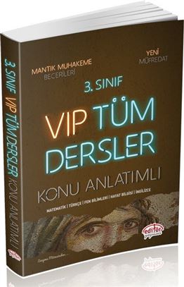 3.Sınıf VIP Tüm Dersler Konu Anlatımlı