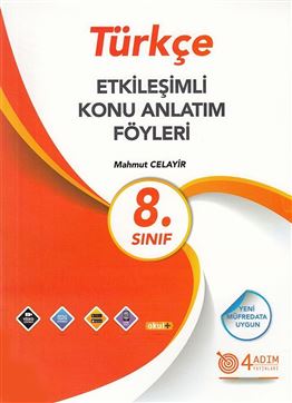 4 ADIM 8. SINIF TÜRKÇE ETKİLEŞİMLİ KONU ANLATIM