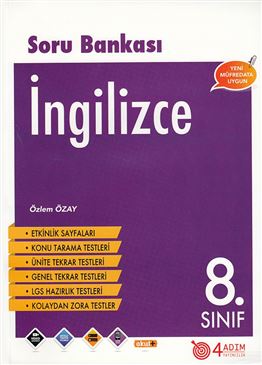8.SINIF İNGİLİZCE SORU BANKASI