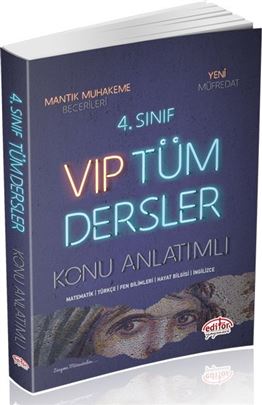 4.Sınıf VIP Tüm Dersler Konu Anlatımlı