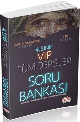 4.Sınıf VIP Tüm Dersler Soru Bankası