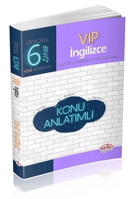 6.Sınıf Vip İngilizce Konu Anlatım