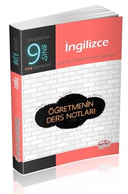 9.Sınıf İngilizce Öğretmenin Ders Notları