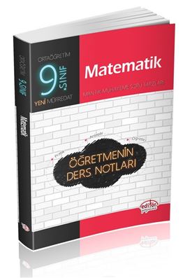 9.Sınıf Matematik Öğretmenin Ders Notları