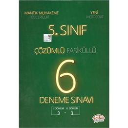 5.SINIF ÇÖZÜMLÜ FASİKÜLLÜ 6 DENEME SINAVI
