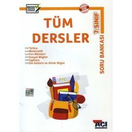 7.SINIF TÜM DERSLER SORU BANKASI AÇI YAYINLARI