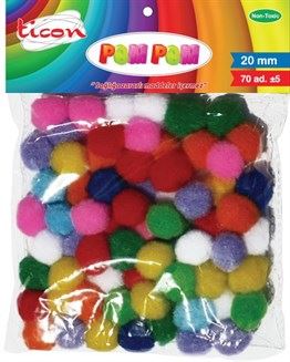 BÜYÜK RENKLİ PONPON