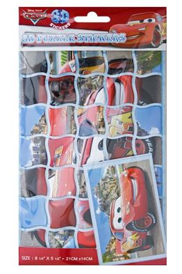CARS 3D PUZZLE STICKER