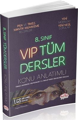 Editör 8.Sınıf Vip Tüm Dersler Konu Anlatım