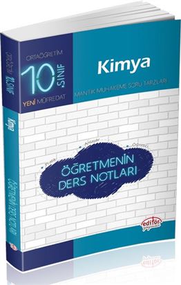 10.Sınıf Öğretmenin Ders Notları Kimya