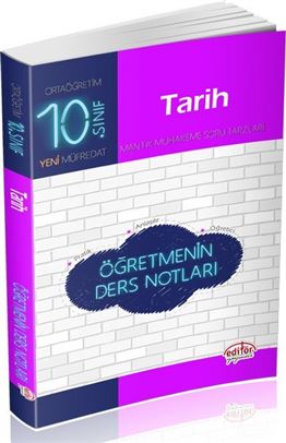 10.Sınıf Öğretmenin Ders Notları Tarih