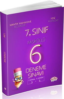 7.SINIF ÇÖZÜMLÜ FASİKÜLLÜ 6 DENEME SINAVI