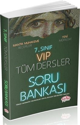 7.SINIF TÜM DERSLER SORU BANKASI EDİTÖR YAYINLARI