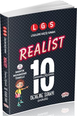 LGS REALİST TAMAMI ÇÖZÜMLÜ 10 DENEME SINAVI