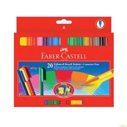 FABER CASTELL 20'Lİ KEÇELİ KALEM