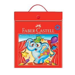 FABER CASTELL 36'LI PASTEL BOYA PLASTİK ÇANTALI