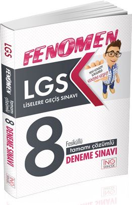 LGS FENOMEN TAMAMI ÇÖZÜMLÜ 8 DENEME SINAVI