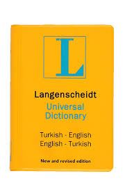 LANGENSCHEİDT  İNGİLİZCE- TÜRKÇE SÖZLÜK
