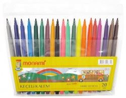 MONAMİ  20'Lİ KEÇELİ KALEM