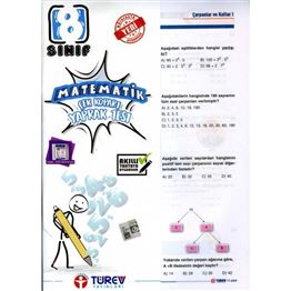 8.SINIF TÜREV YAYINLARI MATEMATİK YAPRAK TEST