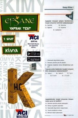 9.SINIF AÇI YAYINLARI KİMYA YAPRAK TEST