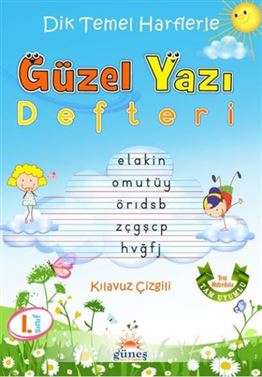Dik Temel Harflerle Güzel Yazı Defteri