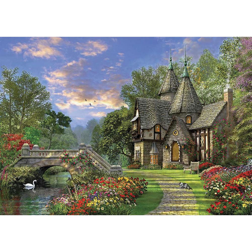 Waterway Cottage 1000 Parça Puzzle